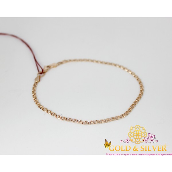 Браслет жіночий золотий "Бісмарк" 889033 , Gold &amp Silver Gold & Silver, Украина